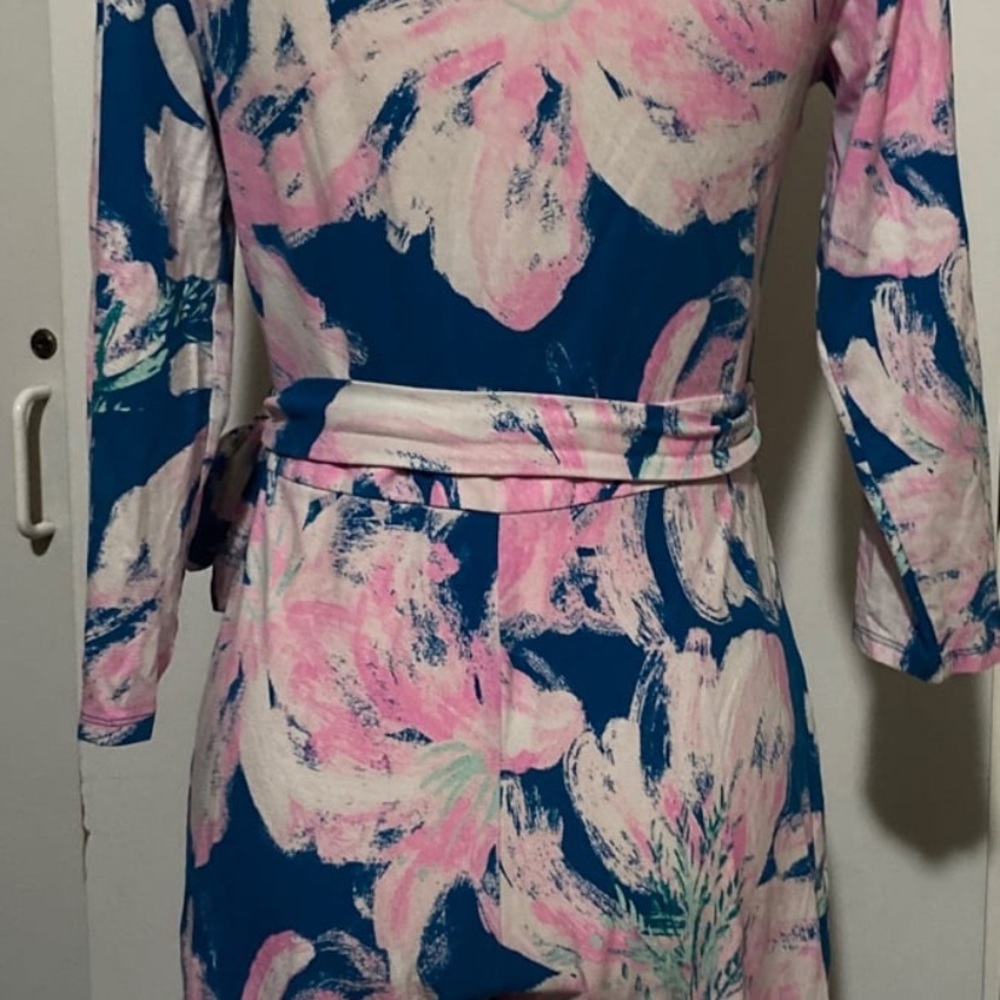 Lilly Pulitzer S floral romper shorts